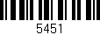 Código de barras (EAN, GTIN, SKU, ISBN): '5451'