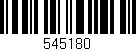 Código de barras (EAN, GTIN, SKU, ISBN): '545180'