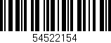Código de barras (EAN, GTIN, SKU, ISBN): '54522154'