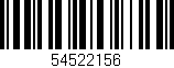 Código de barras (EAN, GTIN, SKU, ISBN): '54522156'