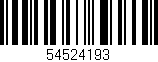 Código de barras (EAN, GTIN, SKU, ISBN): '54524193'