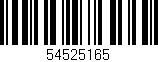 Código de barras (EAN, GTIN, SKU, ISBN): '54525165'