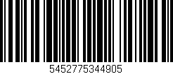 Código de barras (EAN, GTIN, SKU, ISBN): '5452775344905'
