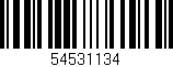 Código de barras (EAN, GTIN, SKU, ISBN): '54531134'