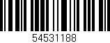 Código de barras (EAN, GTIN, SKU, ISBN): '54531188'
