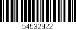 Código de barras (EAN, GTIN, SKU, ISBN): '54532922'