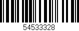 Código de barras (EAN, GTIN, SKU, ISBN): '54533328'