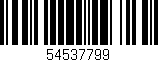 Código de barras (EAN, GTIN, SKU, ISBN): '54537799'