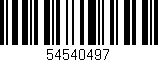 Código de barras (EAN, GTIN, SKU, ISBN): '54540497'