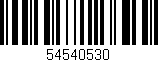 Código de barras (EAN, GTIN, SKU, ISBN): '54540530'