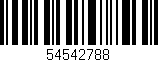 Código de barras (EAN, GTIN, SKU, ISBN): '54542788'