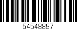 Código de barras (EAN, GTIN, SKU, ISBN): '54548897'