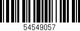 Código de barras (EAN, GTIN, SKU, ISBN): '54549057'