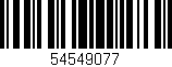 Código de barras (EAN, GTIN, SKU, ISBN): '54549077'