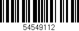 Código de barras (EAN, GTIN, SKU, ISBN): '54549112'