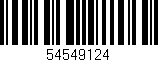 Código de barras (EAN, GTIN, SKU, ISBN): '54549124'