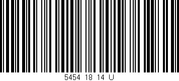 Código de barras (EAN, GTIN, SKU, ISBN): '5454_18_14_U'