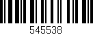 Código de barras (EAN, GTIN, SKU, ISBN): '545538'