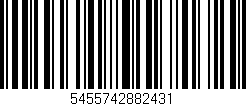 Código de barras (EAN, GTIN, SKU, ISBN): '5455742882431'