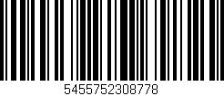 Código de barras (EAN, GTIN, SKU, ISBN): '5455752308778'