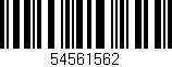 Código de barras (EAN, GTIN, SKU, ISBN): '54561562'