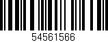 Código de barras (EAN, GTIN, SKU, ISBN): '54561566'