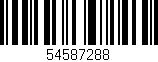 Código de barras (EAN, GTIN, SKU, ISBN): '54587288'