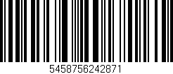 Código de barras (EAN, GTIN, SKU, ISBN): '5458756242871'