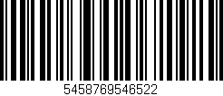 Código de barras (EAN, GTIN, SKU, ISBN): '5458769546522'