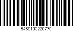 Código de barras (EAN, GTIN, SKU, ISBN): '5459133228778'