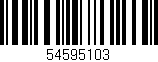 Código de barras (EAN, GTIN, SKU, ISBN): '54595103'
