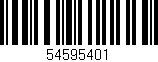 Código de barras (EAN, GTIN, SKU, ISBN): '54595401'