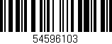 Código de barras (EAN, GTIN, SKU, ISBN): '54596103'