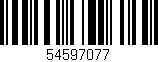 Código de barras (EAN, GTIN, SKU, ISBN): '54597077'