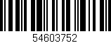 Código de barras (EAN, GTIN, SKU, ISBN): '54603752'