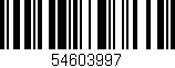 Código de barras (EAN, GTIN, SKU, ISBN): '54603997'