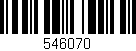 Código de barras (EAN, GTIN, SKU, ISBN): '546070'
