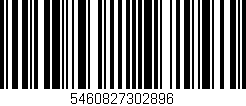 Código de barras (EAN, GTIN, SKU, ISBN): '5460827302896'