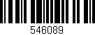 Código de barras (EAN, GTIN, SKU, ISBN): '546089'