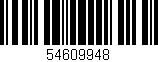 Código de barras (EAN, GTIN, SKU, ISBN): '54609948'
