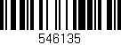 Código de barras (EAN, GTIN, SKU, ISBN): '546135'