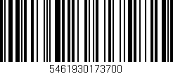 Código de barras (EAN, GTIN, SKU, ISBN): '5461930173700'