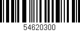 Código de barras (EAN, GTIN, SKU, ISBN): '54620300'