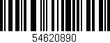 Código de barras (EAN, GTIN, SKU, ISBN): '54620890'