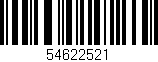 Código de barras (EAN, GTIN, SKU, ISBN): '54622521'
