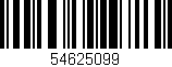Código de barras (EAN, GTIN, SKU, ISBN): '54625099'