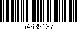 Código de barras (EAN, GTIN, SKU, ISBN): '54639137'