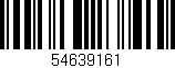 Código de barras (EAN, GTIN, SKU, ISBN): '54639161'