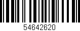 Código de barras (EAN, GTIN, SKU, ISBN): '54642620'