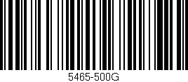 Código de barras (EAN, GTIN, SKU, ISBN): '5465-500G'